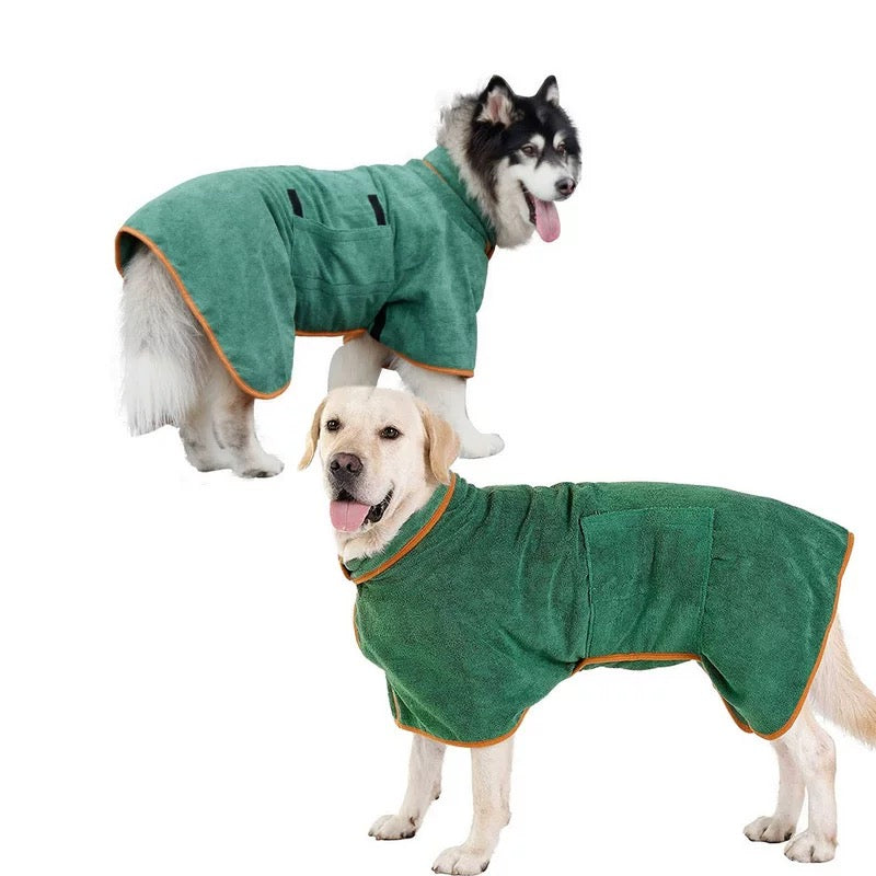 Microfiber Pet Bathrobe Towel for Fast Drying
