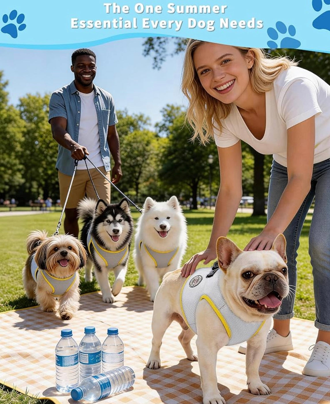 Dog Cooling Vest for Heatstroke Prevention and Comfort