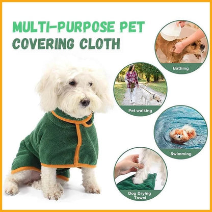 Microfiber Pet Bathrobe Towel for Fast Drying