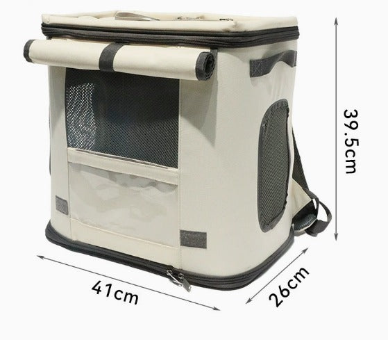 Pet Carrier Backpack for Travel and Outdoor Adventures
