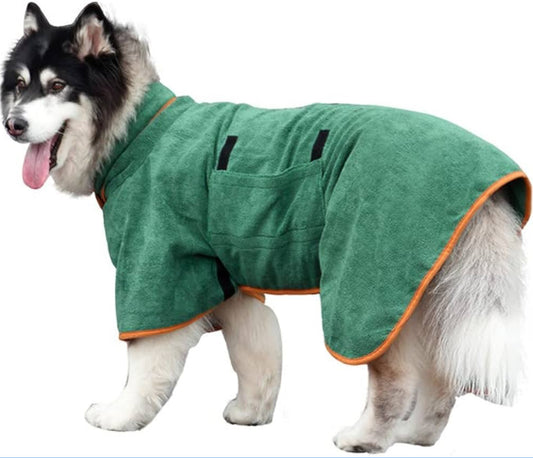 Microfiber Pet Bathrobe Towel for Fast Drying
