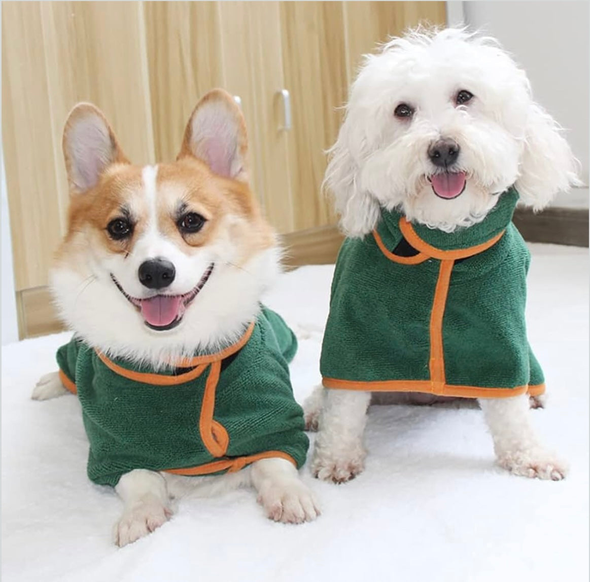 Microfiber Pet Bathrobe Towel for Fast Drying