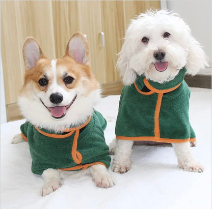 Microfiber Pet Bathrobe Towel for Fast Drying