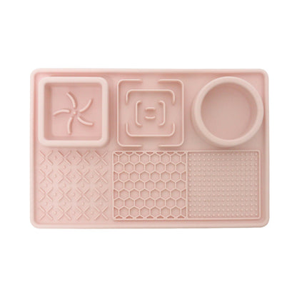 Silicone Slow Feed Pet Licking Mat with Suction Cups